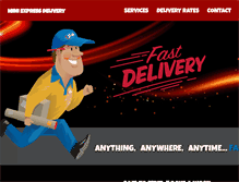 Tablet Screenshot of miniexpressdelivery.com